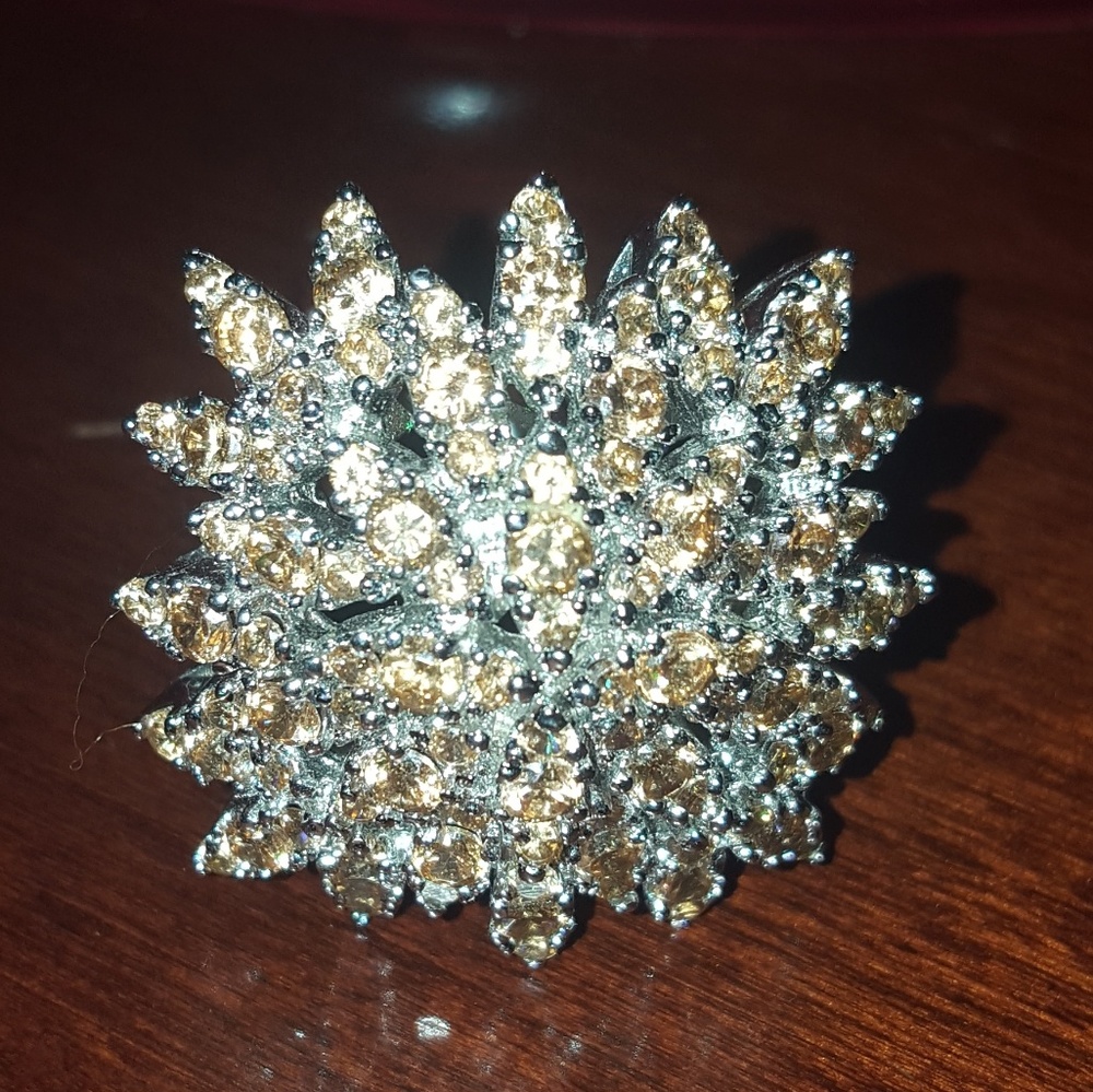 Cubic Zirconia Ring sterling silver - Picture 3 of 9